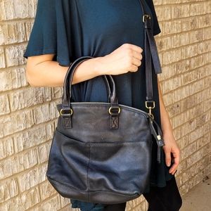 American Leather Co | Black Leather Purse